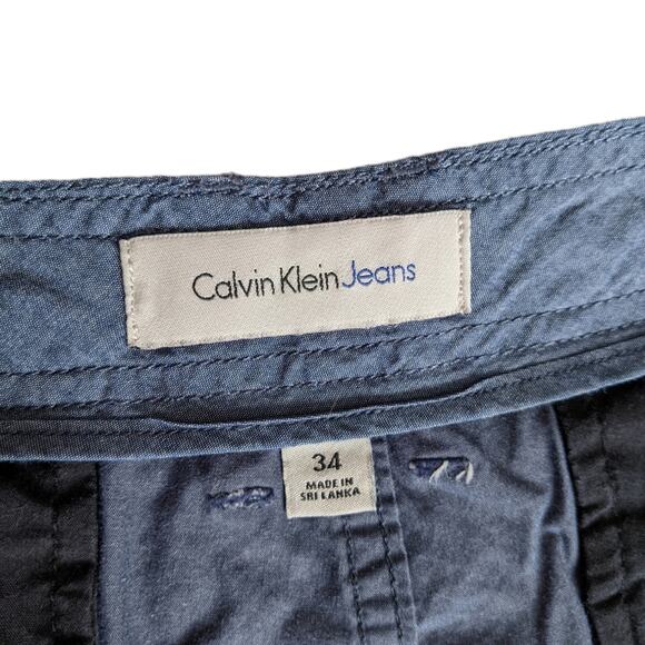 Calvin Klein Jeans Men's Flat Front Shorts - Picture 4 of 8